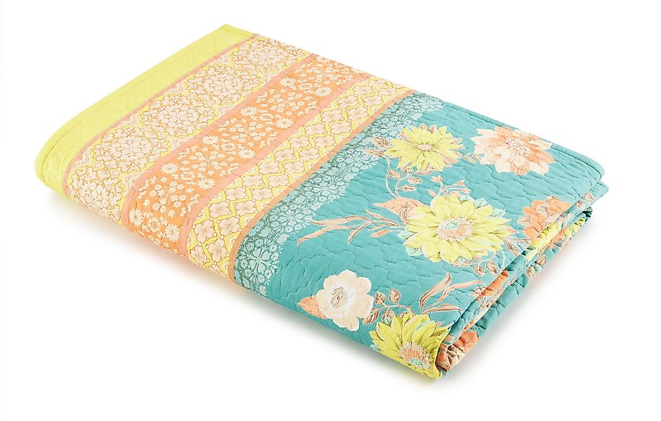 Wohndecke POSILLIPO, Bassetti, mit Blumenmuster günstig online kaufen