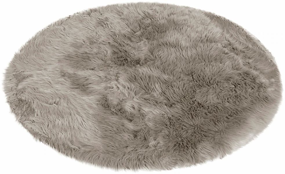 my home Hochflor-Teppich Valeria Fellteppich kuschelig, günstig online kaufen