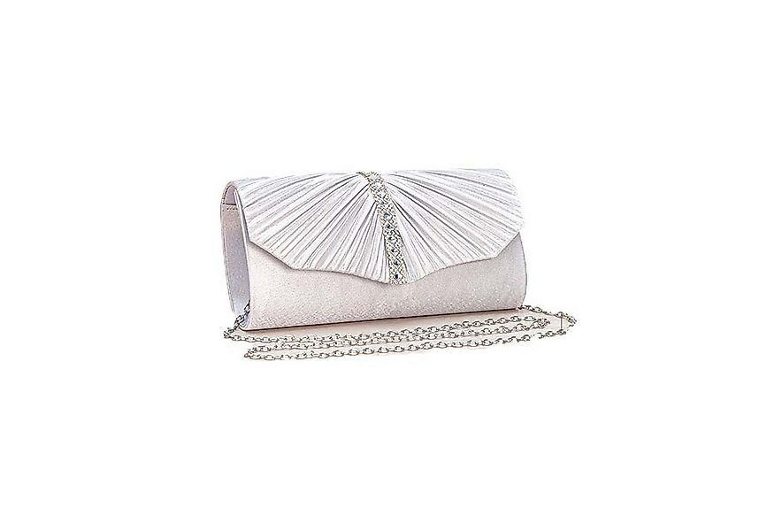 Coonoor Abendtasche Damen Satin Abendtasche Elegante Satin Plissee Abend Cl günstig online kaufen