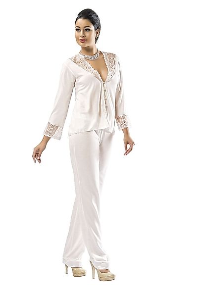 Mellice Pyjama Damen 2tlg. Schlafanzug Nachtwäsche günstig online kaufen