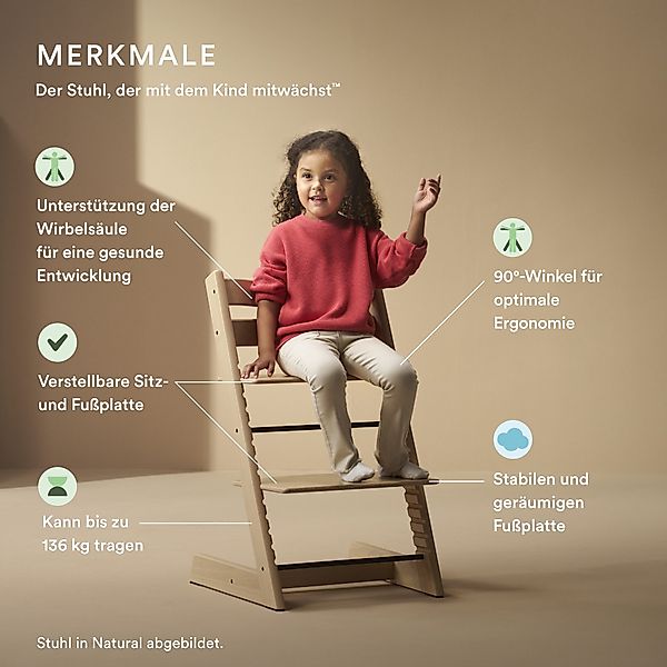 Stokke Hochstuhl TRIPP TRAPP Kinderhochstuhl, verstellbarer günstig online kaufen