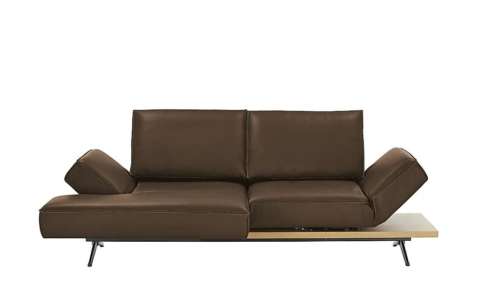 KOINOR Ecksofa Echtleder Phoenix ¦ braun ¦ Maße (cm): B: 240 H: 116 T: 132 günstig online kaufen