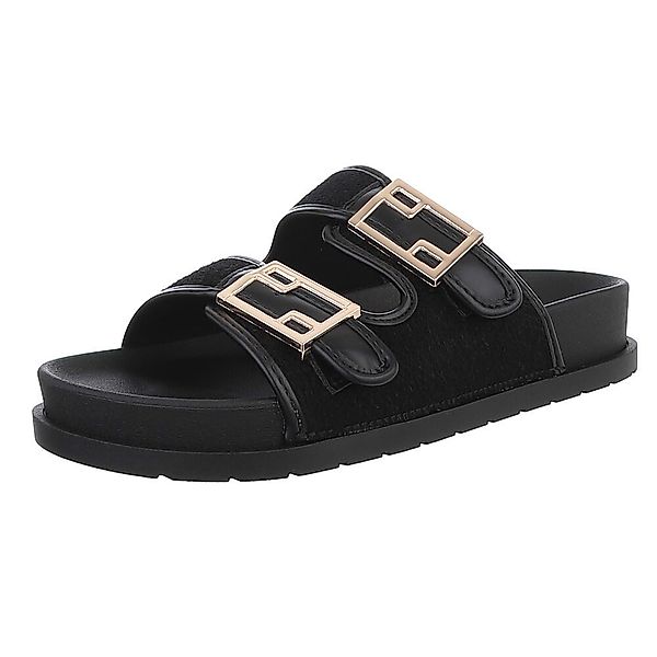 Ital-Design Bequeme Damen-Sandalen mit Schnallen in günstig online kaufen