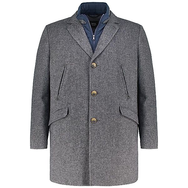 Weis Wollmantel mit heraustrennbarem Westeneinsatz Farbe anthrazit Größe: 7 günstig online kaufen