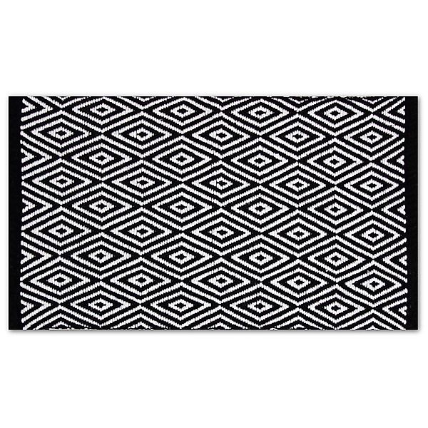 Pro Home Teppich, eckig, Teppich aus 100% Baumwolle, Baumwollteppich Black günstig online kaufen