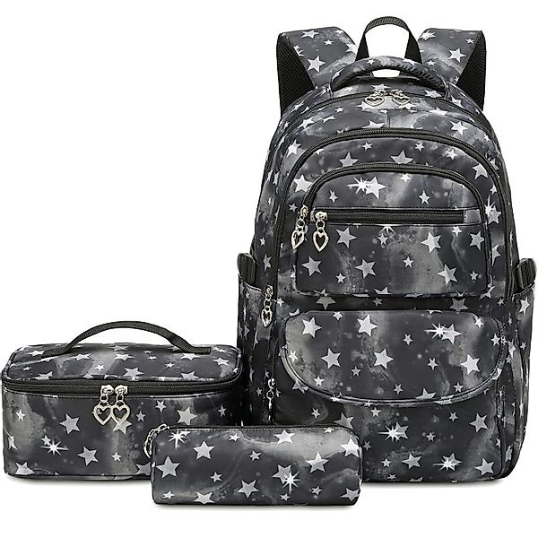 RWEUOQ Schulrucksack 3 Stück Schulrucksack-Set Schultasche günstig online kaufen