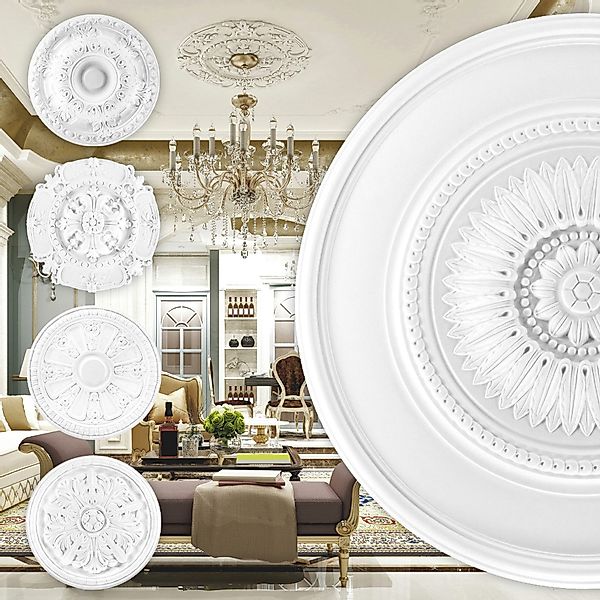 Grand Decor Wanddekoobjekt R106 (Stuckrosette aus günstig online kaufen