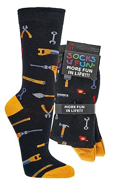 Socks 4 Fun Freizeitsocken fleissige Handwerker Socks 4 Fun (2 Paar, 2-Paar günstig online kaufen