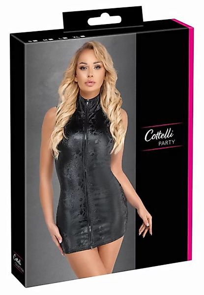 Cottelli PARTY Partykleid Cottelli PARTY - Kleid Snake Zip S günstig online kaufen