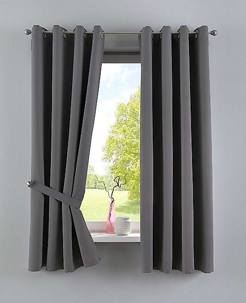 Gardinenbox Verdunkelungsvorhang (2 St), Ösen, verdunkelnd, Polyester, »New günstig online kaufen