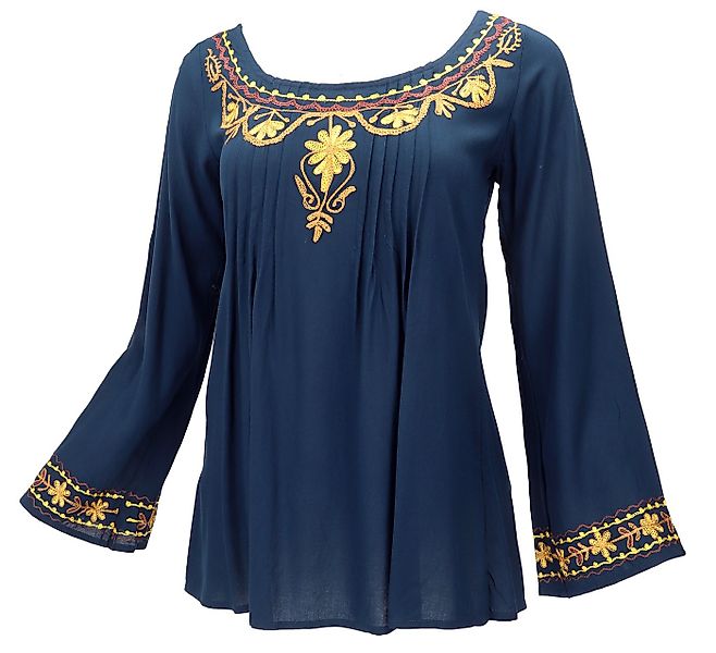 Guru-Shop Longbluse Bestickte Elfenbluse, Boho Damenbluse -.. alternative B günstig online kaufen