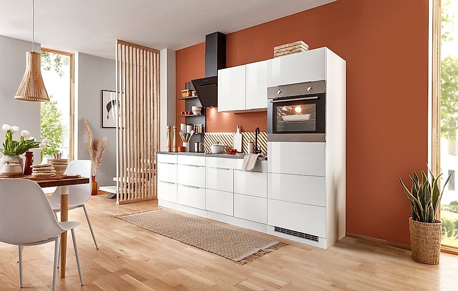 KOCHSTATION Küchenzeile »KS-Brindisi Breite 270 cm«, wahlweise mit E-Geräte günstig online kaufen