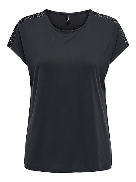 ONLY Kurzarmshirt ONLFREE LIFE CAPSLEEVE LACE günstig online kaufen