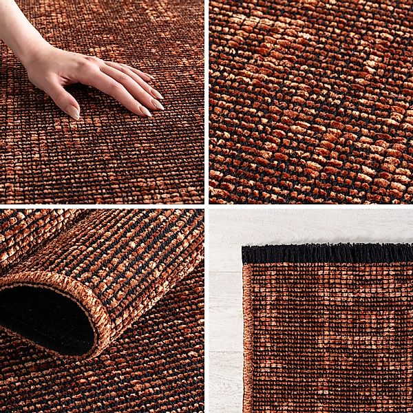 Carpettex Veloursteppich Boho Design, Rechteckig, Höhe: günstig online kaufen