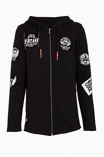 Cipo & Baxx Sweatjacke "Sweatjacke" 1 Stk. tlg. mit coolen Stickereien, CL- günstig online kaufen
