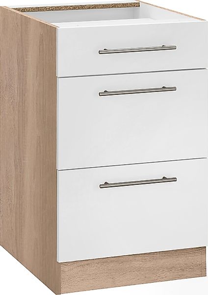 wiho Küchen Unterschrank "Cali, TOPSELLER" 50 cm breit, mit 2 großen Auszüg günstig online kaufen