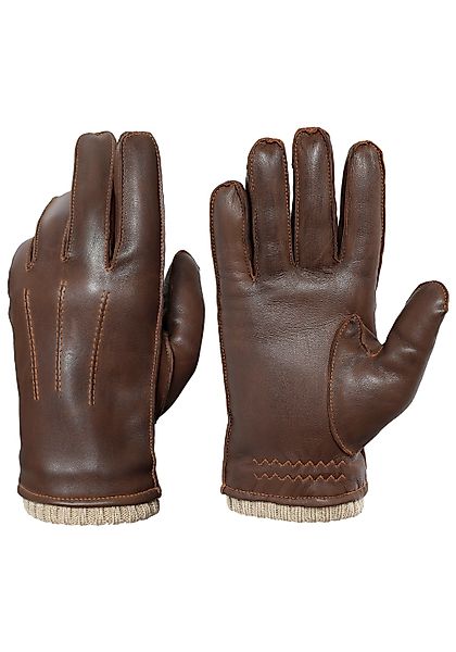PEARLWOOD Lederhandschuhe "Wilson", Vintage Optik durch Waxfinish günstig online kaufen