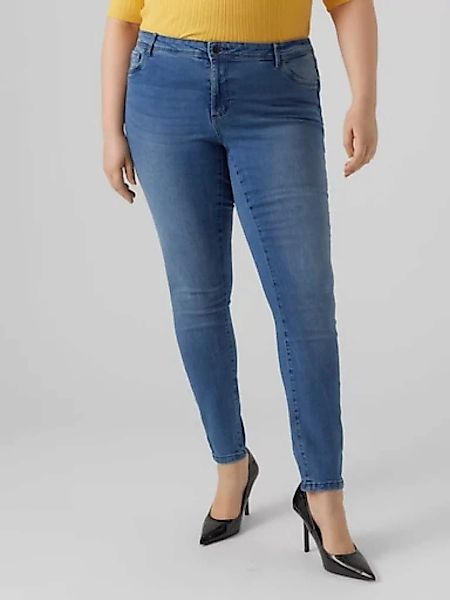 Vero Moda Curve Slim-fit-Jeans "VMFANYA SLIM JEANS MB GA CUR NOOS" günstig online kaufen