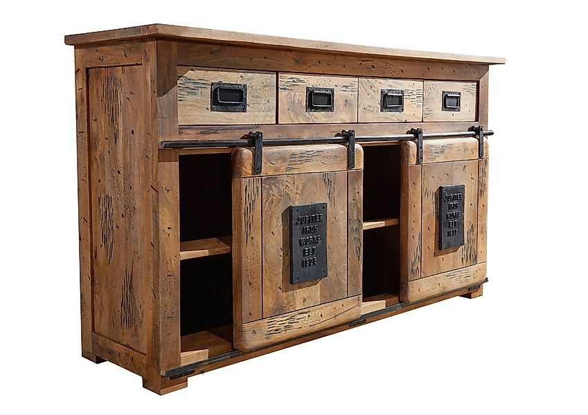 Massivmoebel24 Sideboard (Sideboard Mango 150x45x90 natur günstig online kaufen