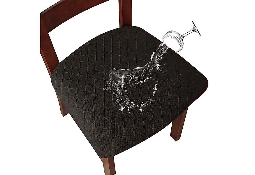 Coonoor Stuhlhusse Sitzbezug Bürostuhl Bezug Stretch Stuhlbezug Sitzfläche günstig online kaufen