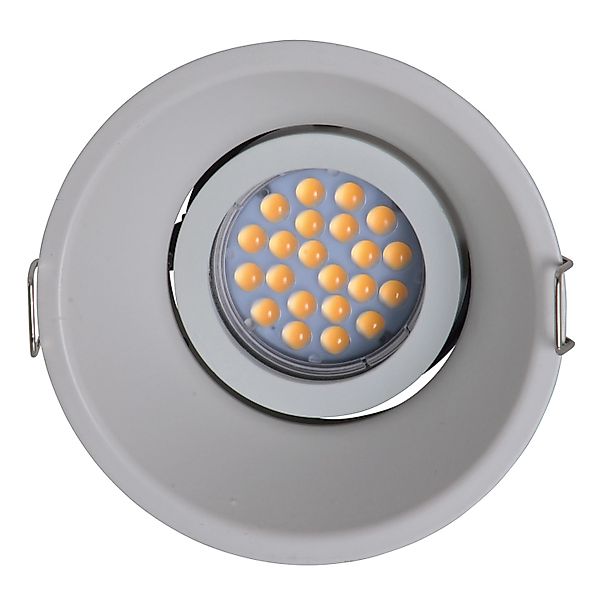 Näve LED-Einbauspot Taro Silber Ø 9,4 cm x 10 cm günstig online kaufen