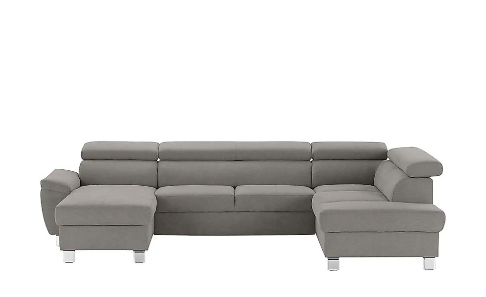 uno Wohnlandschaft aus Mikrofaser Avola ¦ blau ¦ Maße (cm): B: 315 H: 90 T: günstig online kaufen