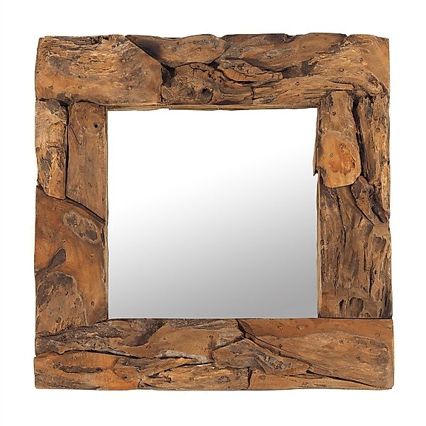 DESIGN DELIGHTS Wandspiegel HOLZSPIEGEL "Holz massiv günstig online kaufen