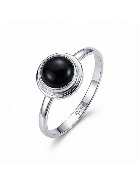 mantraroma Silberring HULETTI aus 925 Silber mit Onyx (Ring mit Schmuckbeut günstig online kaufen