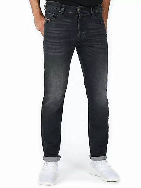 Diesel Slim-fit-Jeans Röhre Vintage Schwarz - D-Yennox 009EN günstig online kaufen