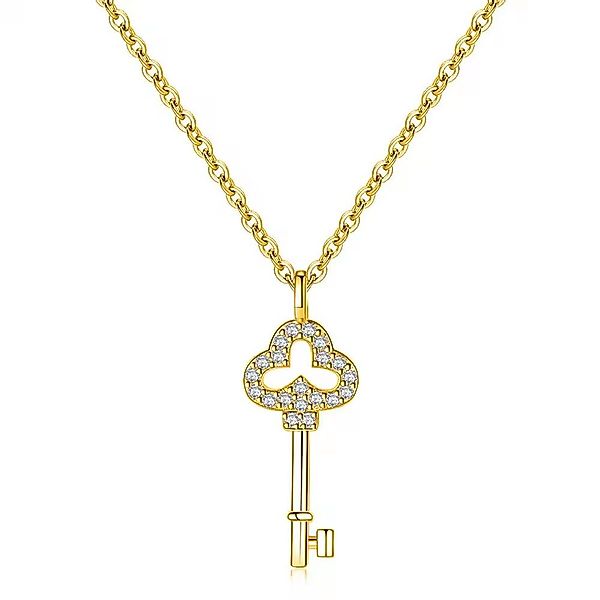 Runde Perlé Kette mit Anhänger Kette günstig online kaufen
