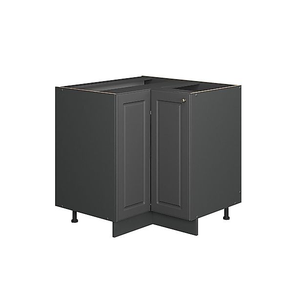 Vicco Eckunterschrank Fame-Line, Anthrazit-Gold Landhaus/Anthrazit, 80.5 günstig online kaufen
