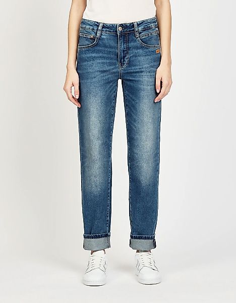 GANG Straight-Jeans "94SOLEY", exklusives Design ohne Turn-up am Beinabschl günstig online kaufen