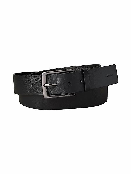 Calvin Klein Ledergürtel "WARMTH BUCKLE PEBBLE 35MM FIXED" Größenverstellba günstig online kaufen