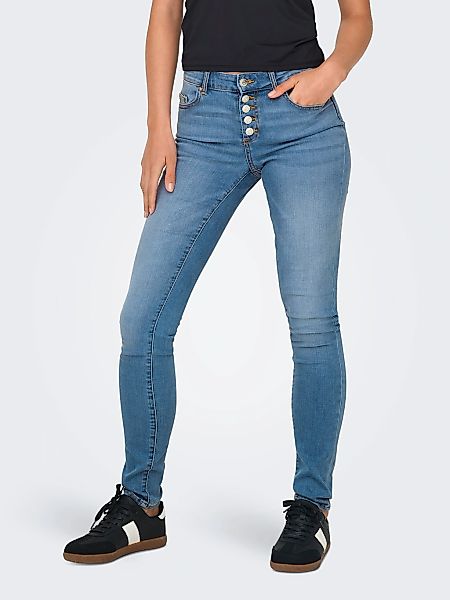 ONLY Skinny-fit-Jeans ONLHUSH MID SK VIS günstig online kaufen