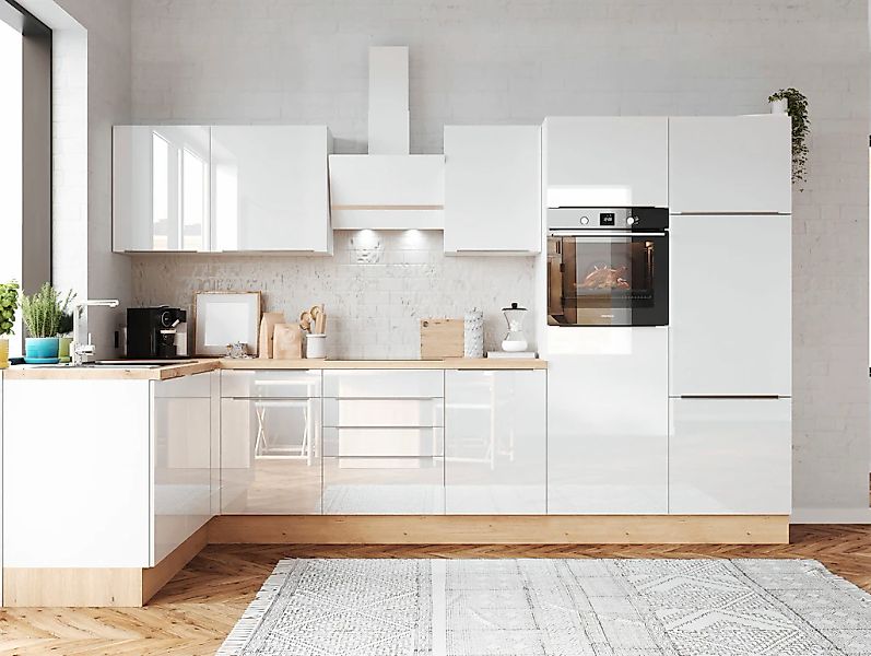 RESPEKTA Küchenzeile "Safado aus der Serie Marleen" Breite 340 cm, mit Soft günstig online kaufen