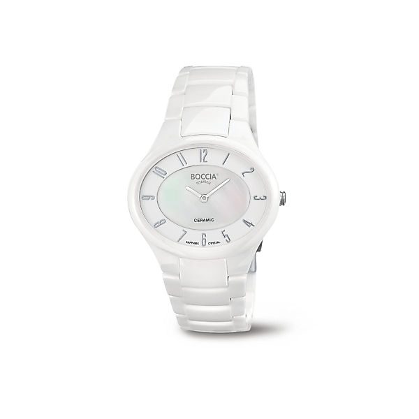 Boccia Quarzuhr Boccia Damenarmbanduhr 3216-01 Keramik günstig online kaufen