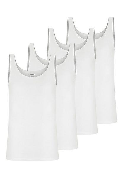 Schiesser Unterhemd 4er Pack Cotton Essentials Feinripp (Spar-Set, 4-St) Un günstig online kaufen