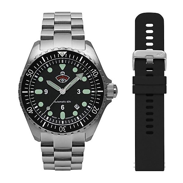 ruhla Automatikuhr NVA Kommando Minentaucher 4960M-5_set, (Set, 2-tlg., Mit günstig online kaufen