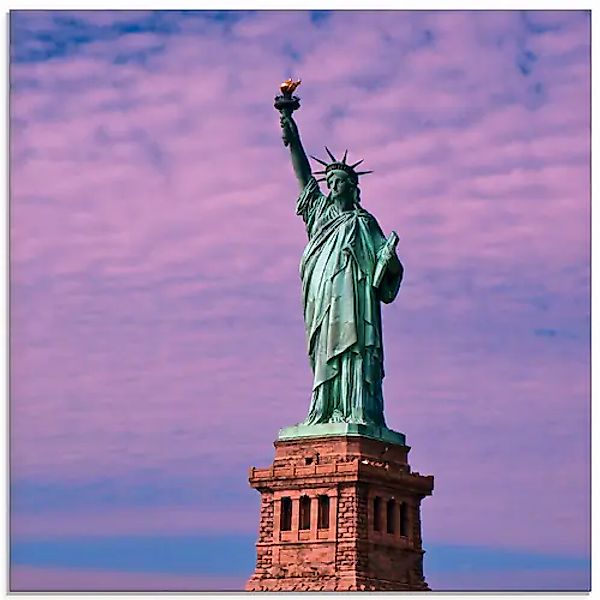 Artland Glasbild »Freiheitsstatue« Amerika 1 Stk. tlg. in verschiedenen Grö günstig online kaufen