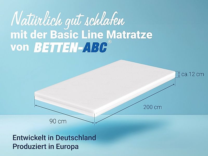 Kaltschaummatratze Basic-Line geeignet f. Gäste-/Jugendbetten,Kernhöhe, Bet günstig online kaufen