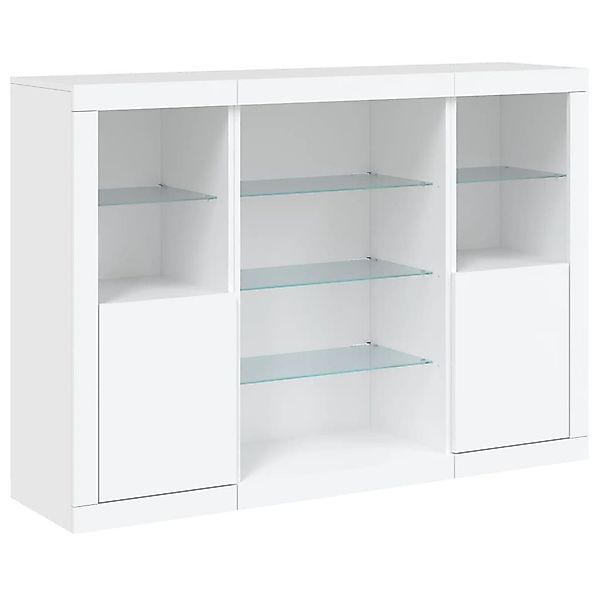 vidaXL Sideboard Sideboards mit LED-Leuchten 3 günstig online kaufen