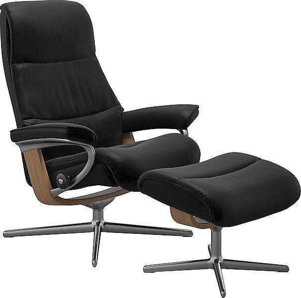 Stressless "View" mit Cross Base, Größe S, M & L, Holzakzent Eiche günstig online kaufen