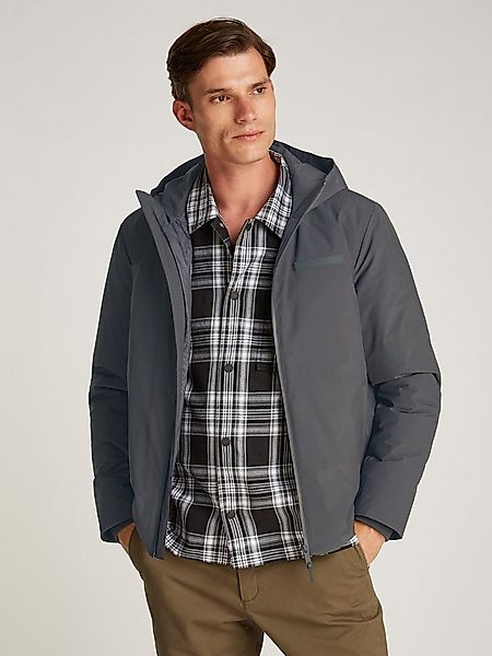 Calvin Klein Outdoorjacke TECHNICAL NON-QUILT JACKET HOOD mit Logoprint günstig online kaufen