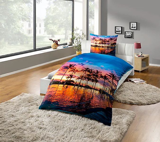 KiNZLER Bettwäsche Bio Baumwoll Renforce Bettwäsche günstig online kaufen