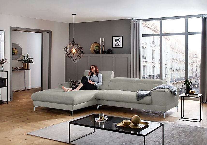 W.SCHILLIG Ecksofa »piedroo, Designsofa mit tollem Sitzkomfort, bequem und günstig online kaufen