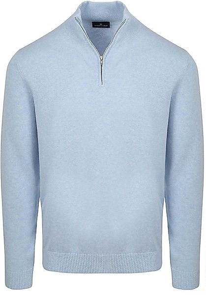 Steppin' Out Half-Zip Pullover Colin Hellblau - Größe XL günstig online kaufen