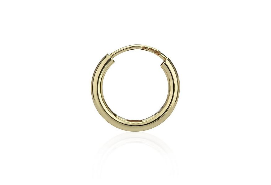 NKlaus Single-Creole Einzel 13mm Creolen 333 GelbGold 8 Karat Gold Ohrr günstig online kaufen