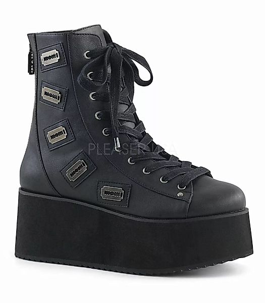 Plateau Stiefeletten GRIP-103 schwarz (Schuhgröße: EUR 37) günstig online kaufen