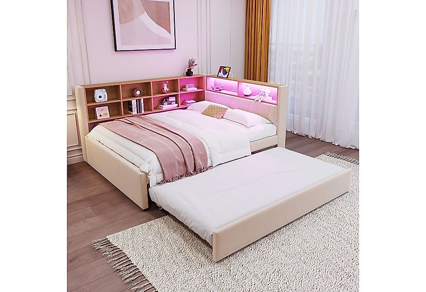 OKWISH Kinderbett Schlafsofa Funktionsbett Stauraumbett (Multifunktionales günstig online kaufen