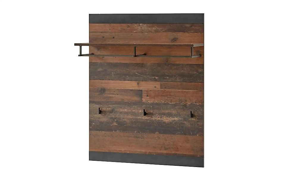 Garderobenpaneel  Bilboa ¦ braun ¦ Holzwerkstoff ¦ Maße (cm): B: 80 H: 100 günstig online kaufen